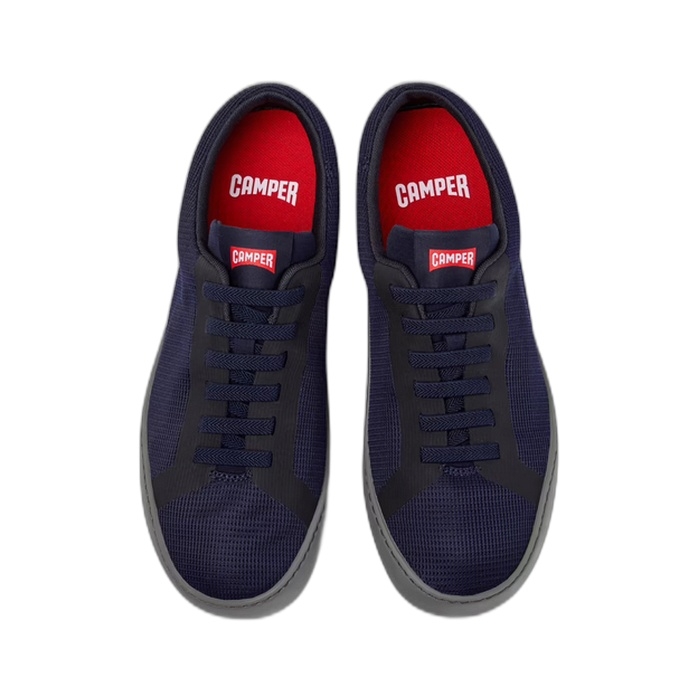 Ανδρικά Camper μπλε υφασμάτινα sneakers με ελαστικά κορδόνια Touring Κ101082