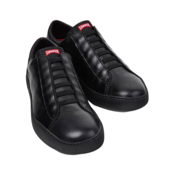 Ανδρικά Camper sneakers με ελαστικά κορδόνια σε μαύρο χρώμα Touring K101083-001