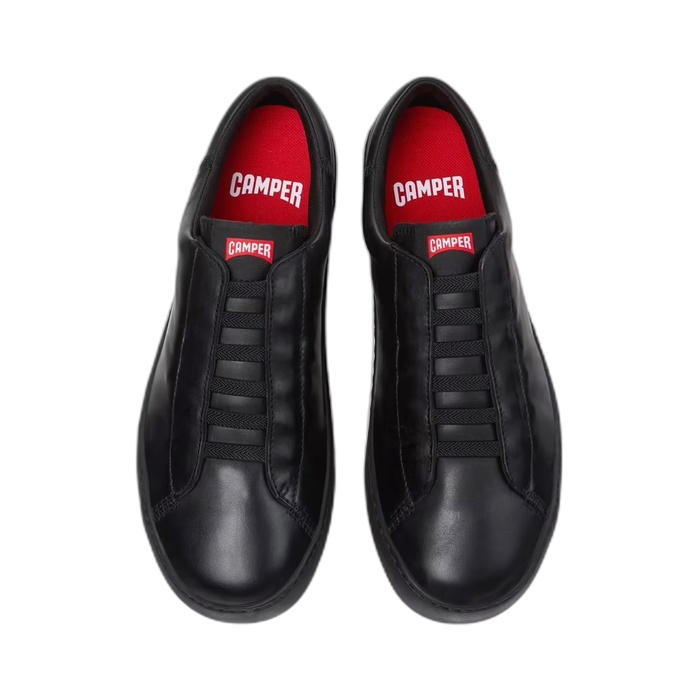 Ανδρικά Camper sneakers με ελαστικά κορδόνια σε μαύρο χρώμα Touring K101083-001