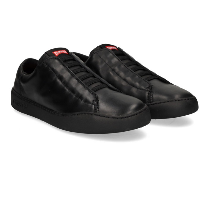 Ανδρικά Camper sneakers με ελαστικά κορδόνια σε μαύρο χρώμα Touring K101083-001