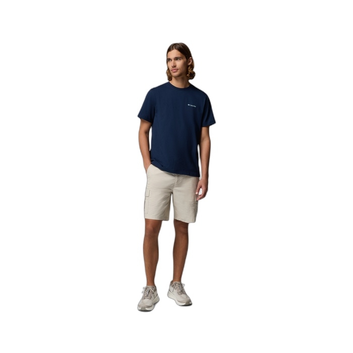Ανδρικό μπλε T-Shirt Columbia με λογότυπο στην πλάτη 2155011-464
