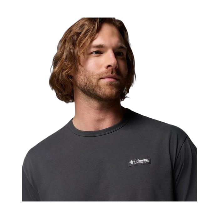 Ανδρικά γκρι T-Shirts Columbia Heavyweight 2155051-011