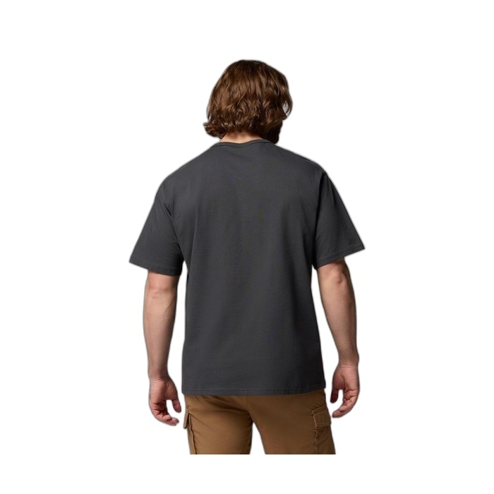 Ανδρικά γκρι T-Shirts Columbia Heavyweight 2155051-011