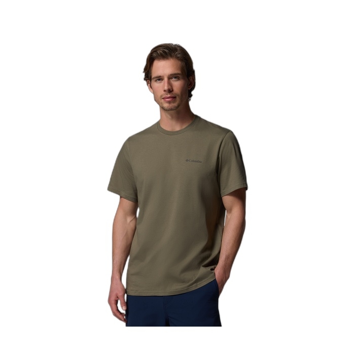 Ανδρικές πράσινες μπλούζες Columbia CSC Basic Tee 2154991-397