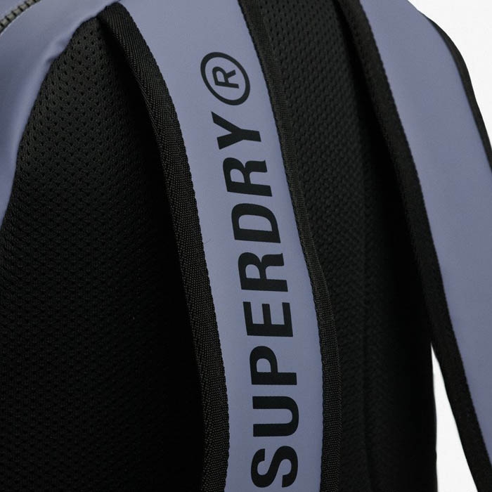 Σακίδια πλάτης Superdry unisex σε μωβ μπλε χρώμα w9110391a-f2m