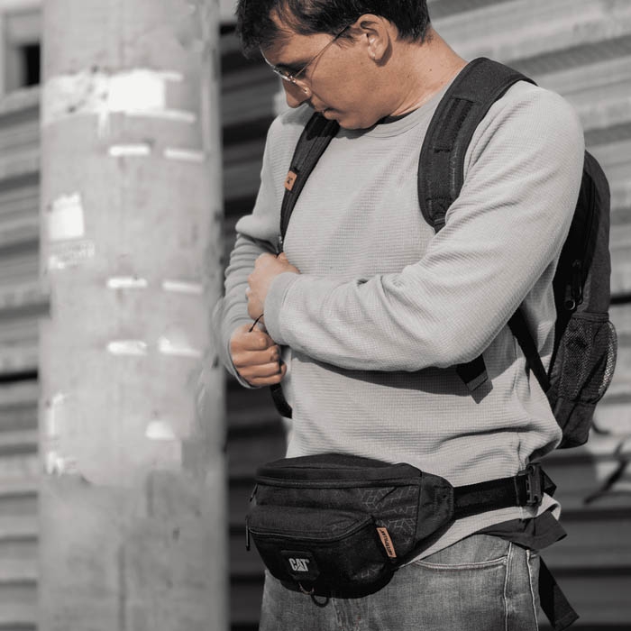 unisex τσαντάκι μέσης caterpillar 84062-478