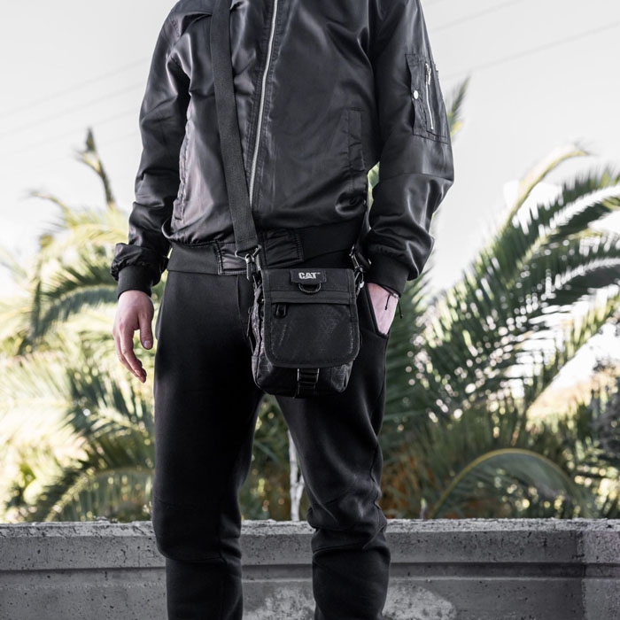 CAT unisex τσαντάκια ώμου με καπάκι εμπρός 84172-478