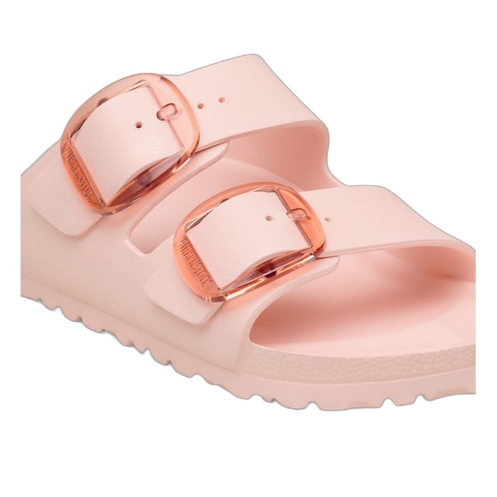 Birkenstock Arizona big Buckle πλαστικό πέδιλο σε απαλό ροζ χρώμα 1031283