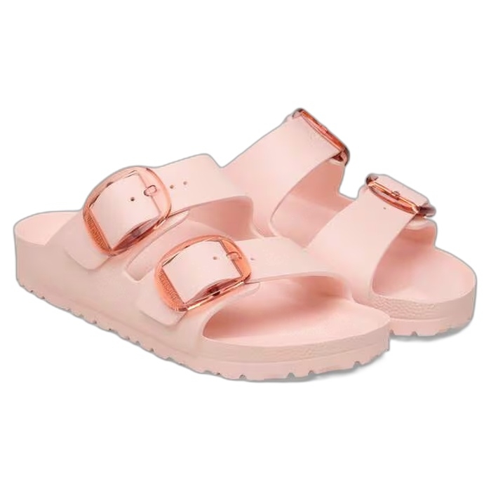 Birkenstock Arizona big Buckle πλαστικό πέδιλο σε απαλό ροζ χρώμα 1031283