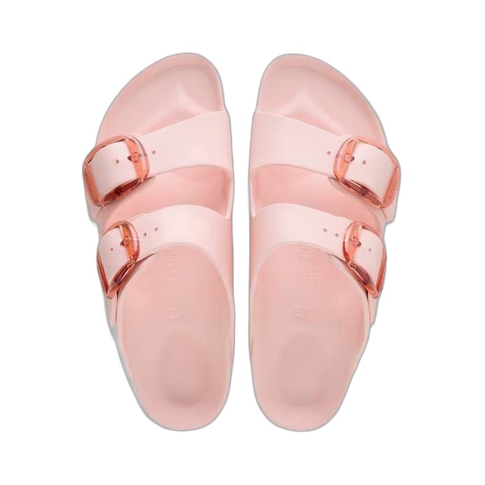 Birkenstock Arizona big Buckle πλαστικό πέδιλο σε απαλό ροζ χρώμα 1031283