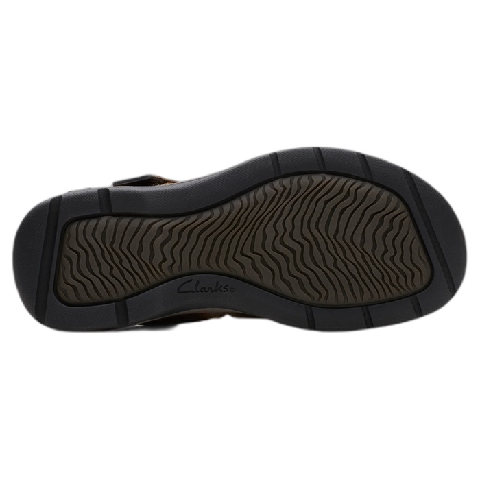 Ανδρικά δερμάτινα κλειστά πέδιλα Clarks Saltway Cove Dark Brown 26176900
