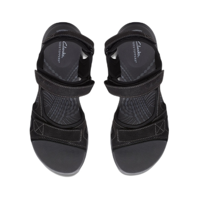 Clarks γυναικείο Καλοκαιρινό πέδιλο Mira Bay Black 26171412