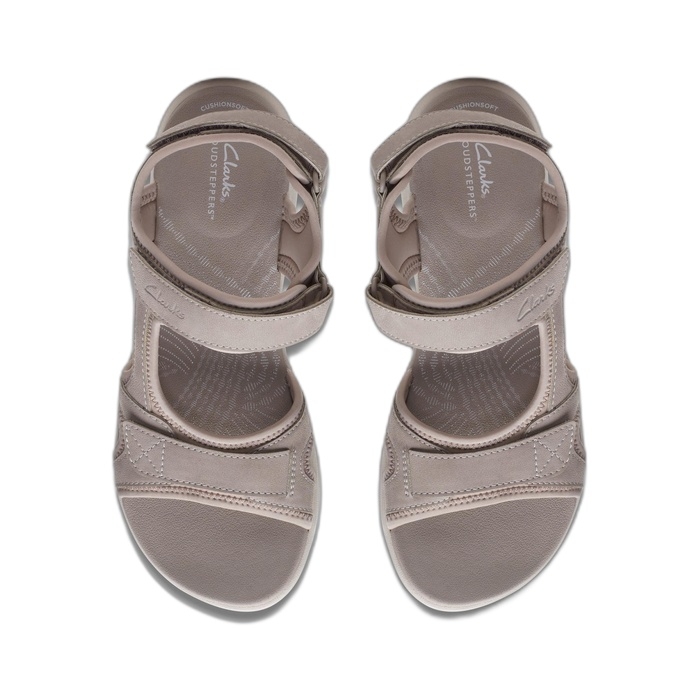 Γυναικεία μπεζ Καλοκαιρινά πέδιλα Clarks Mira Bay Stone 26171413