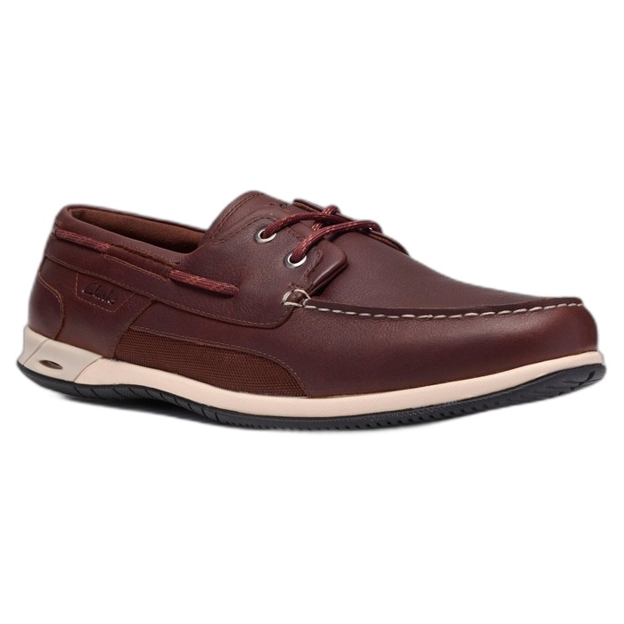 Καφέ ναυτικά παπούτσια Clarks Orson Sail