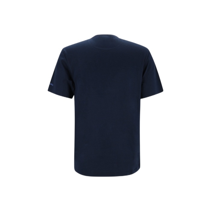 Ανδρικά μπλε T-shirts Columbia με logo μπροστά 2155031-464