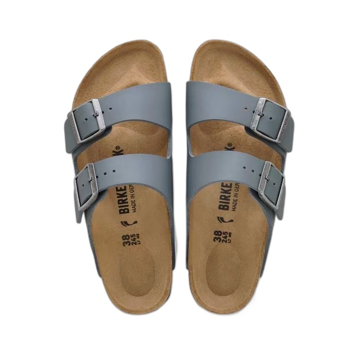 Γυναικείο σανδάλι arizona Birkenstock σε basalt γκρι χρώμα 1031500