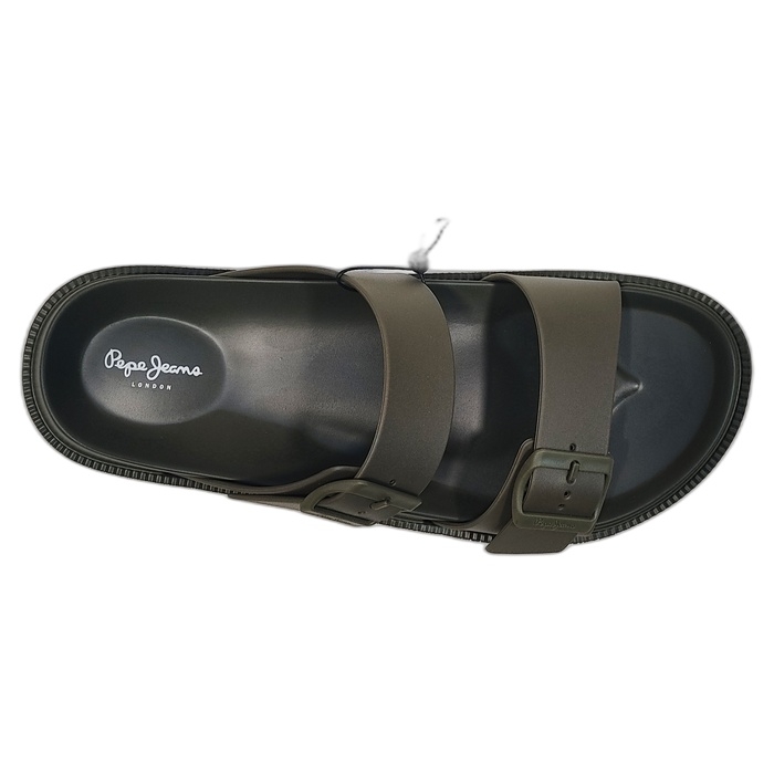 Ανδρικά πλαστικά σανδάλια Pepe Jeans Ocean Dark Khaki Green