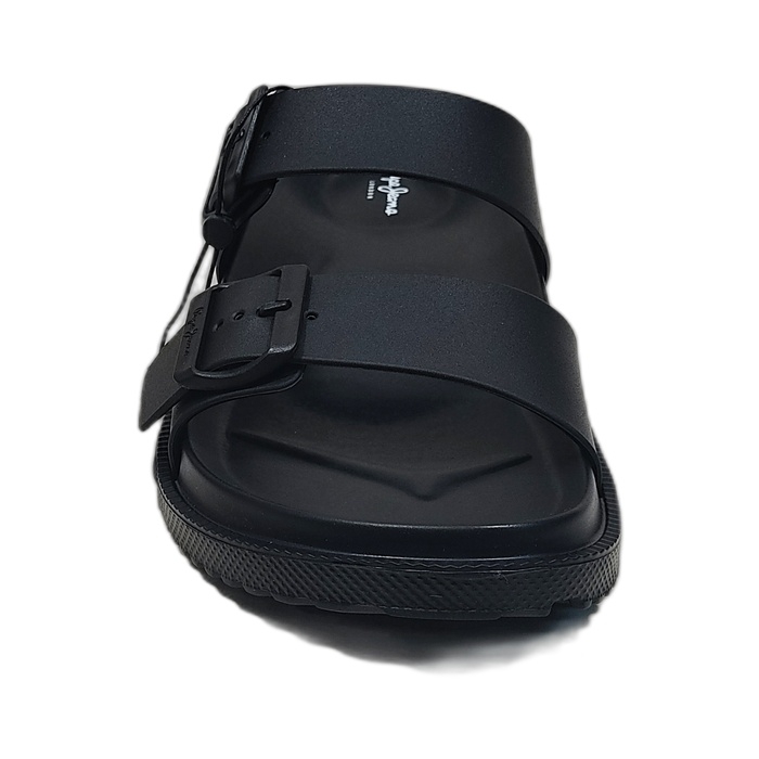 Ανδρικές μαύρες σαγιονάρες με λουριά Pepe Jeans Ocean 700011-999