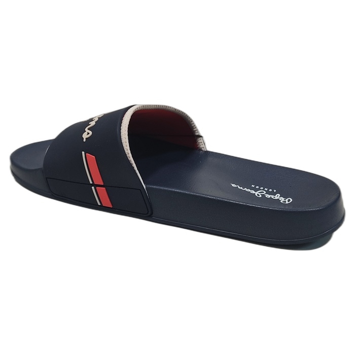 Ανδρική πλαστική παντόφλα Pepe Jeans Slider glam σε μπλε χρώμα