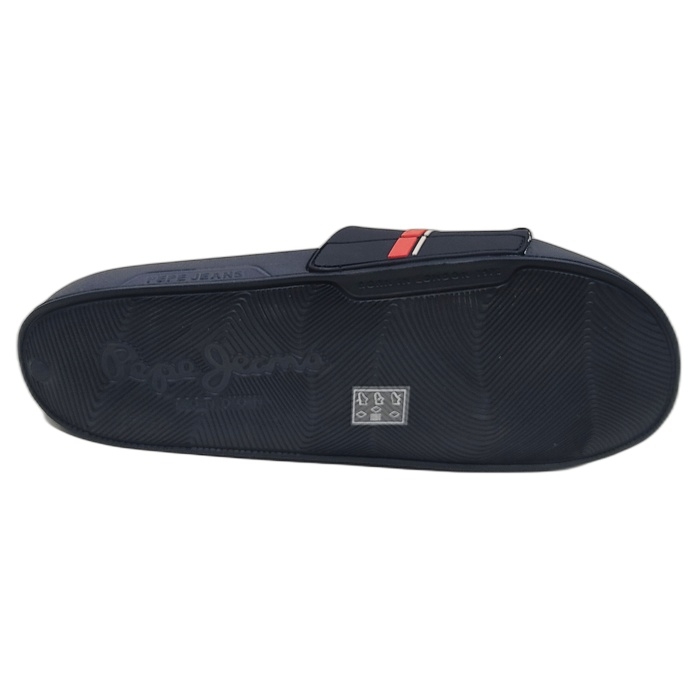 Ανδρική πλαστική παντόφλα Pepe Jeans Slider glam σε μπλε χρώμα