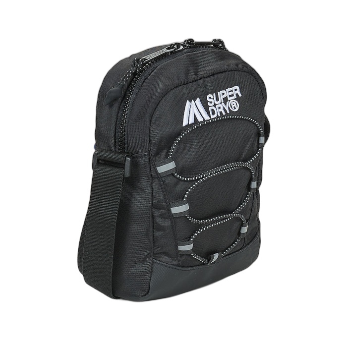 Superdry μαύρο τσαντάκι ώμου crossbody w9110436a-02a