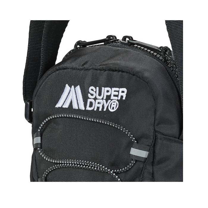 Superdry μαύρο τσαντάκι ώμου crossbody w9110436a-02a