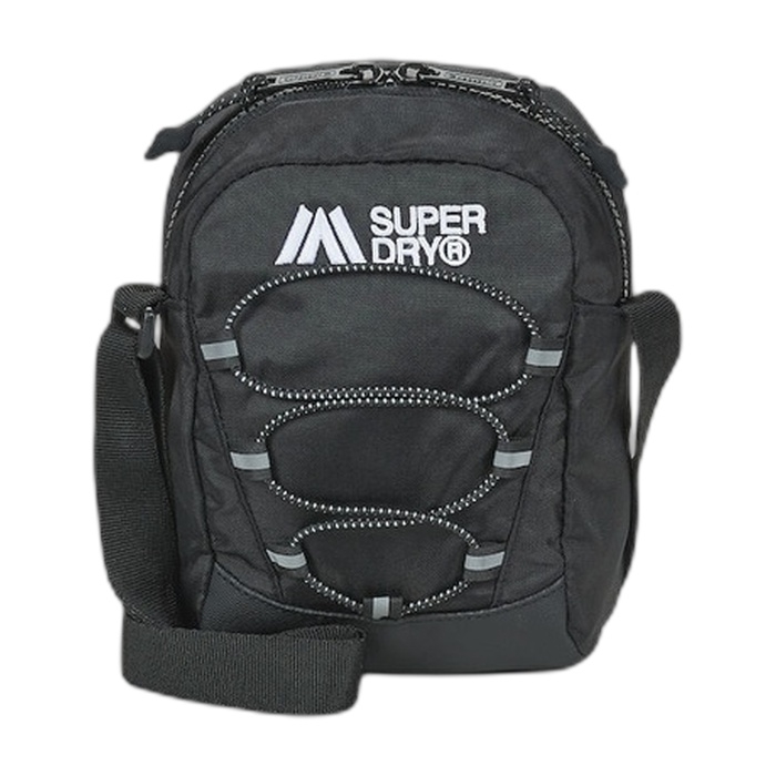 Μαύρο τσαντάκι ώμου Superdry