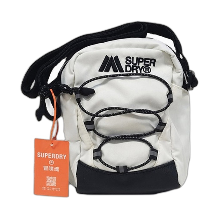 Λευκό τσαντάκι ώμου Superdry