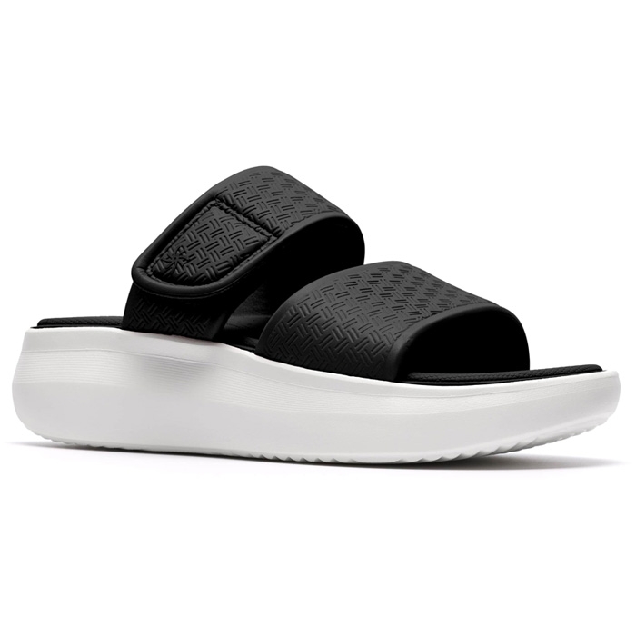 Μαύρo γυναικείo σανδάλι Clarks Solevana Star2 Black 26187746