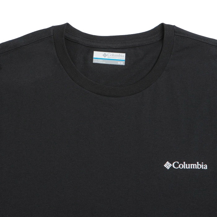 Ανδρική μαύρη μπλούζα Columbia με στάμπα στην πλάτη 2155021-012