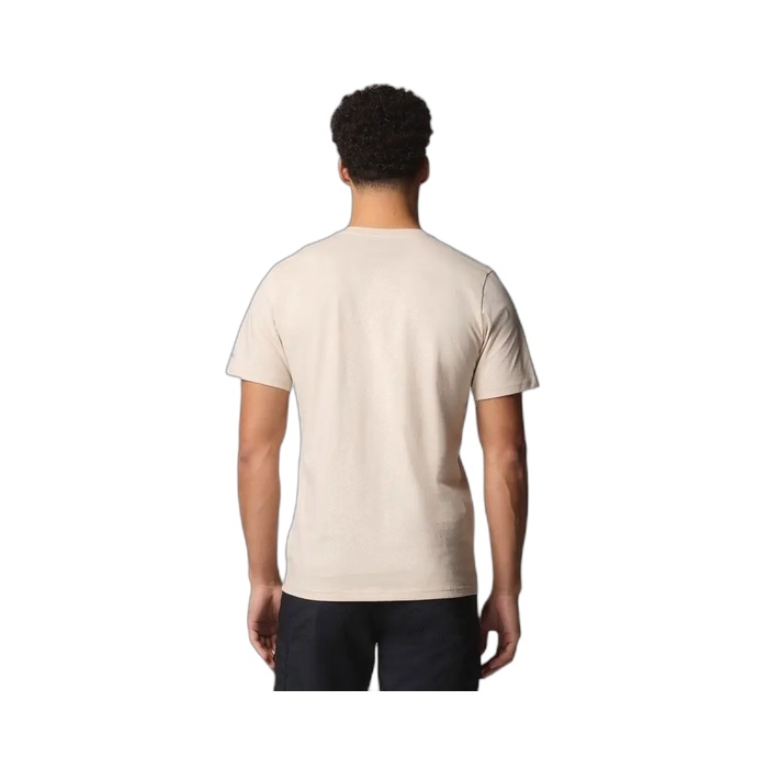 Μπεζ T-shirt Columbia με στάμπα εμπρός