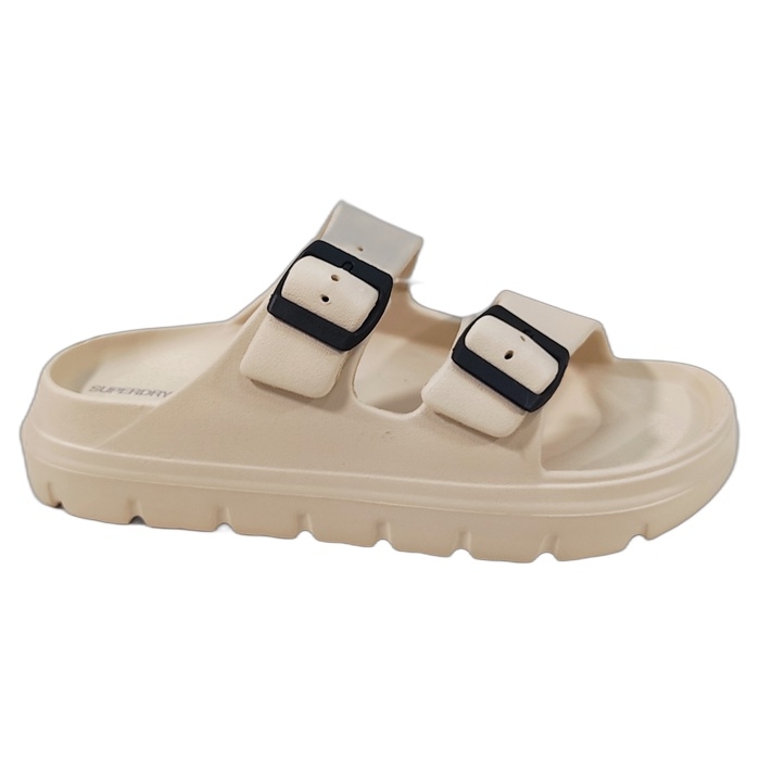 Γυναικεία μπεζ πλαστική πλατφόρμα Superdry 26280