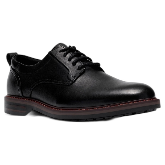 Ανδρικά μαύρα παπούτσια derby Clarks Aldwin2 26327156