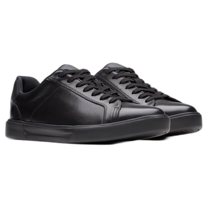 Clarks ανδρικά μαύρα sneakers Romsey Lace Black 26182591