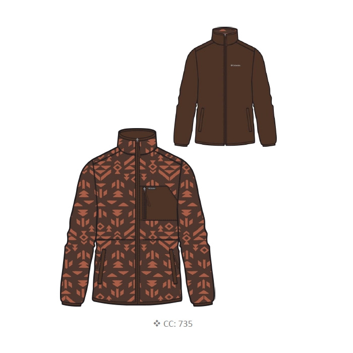 COLUMBIA 2135651-735 ΖΑΚΕΤΑ WINTER PASS REVERSIBLE FLEECE