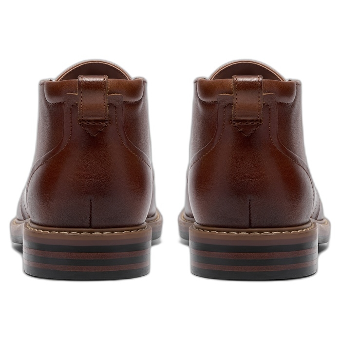 Ανδρικό καφέ ταμπά μποτάκι Clarks Aldwin2 chukka Tan 26320116