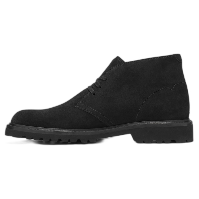 Μαύρα ανδρικά suede μποτάκια Clarks Berwick Suede 26320306