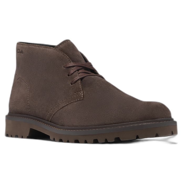 Clarks καφέ ανδρικά μποτάκια Berwick DB Suede 26327461