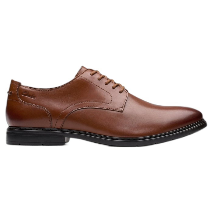 Ανδρικά παπούτσια καφέ Clarks Badbury Derby Tan 26183870