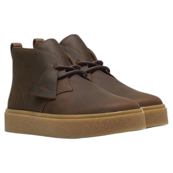 Ανδρικό μποτάκι Desert Clarks Boxbee σε καφέ 26328235