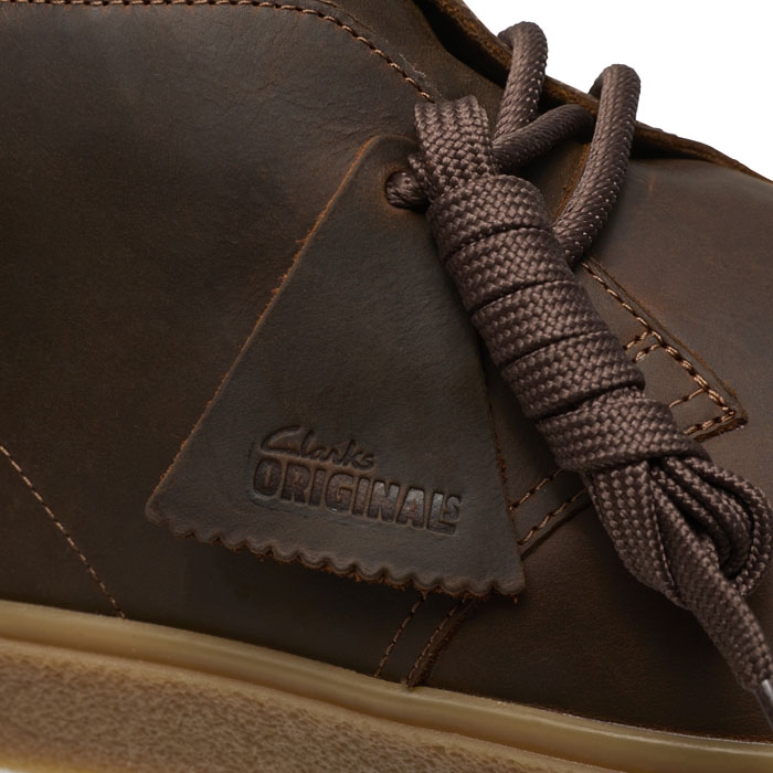 Ανδρικό μποτάκι Desert Clarks Boxbee σε καφέ 26328235