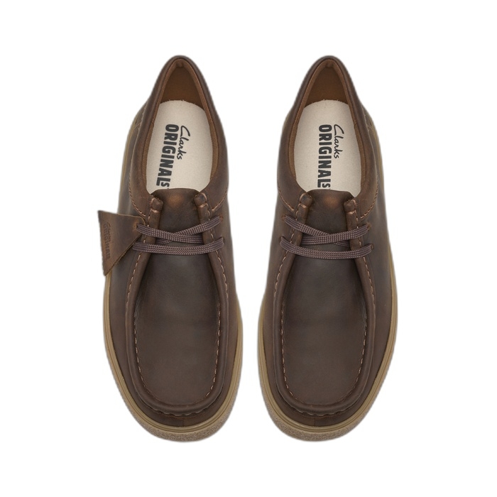 Ανδρικά καφέ casual παπούτσια Clarks Boxbee Wall 26328023