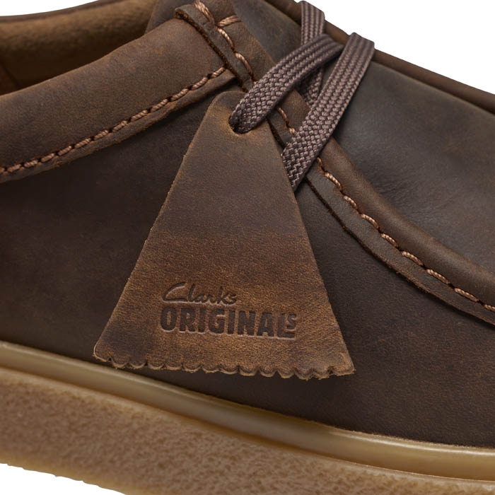 Ανδρικά καφέ casual παπούτσια Clarks Boxbee Wall 26328023