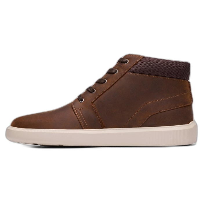 Ανδρικά καφέ μποτάκια Clarks Brodin Mid Beeswax 26185511