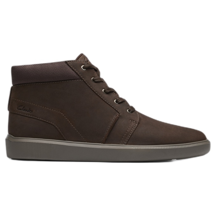 Ανδρικά καφέ μποτάκια Clarks Brodin Mid Dark Brown 26185512