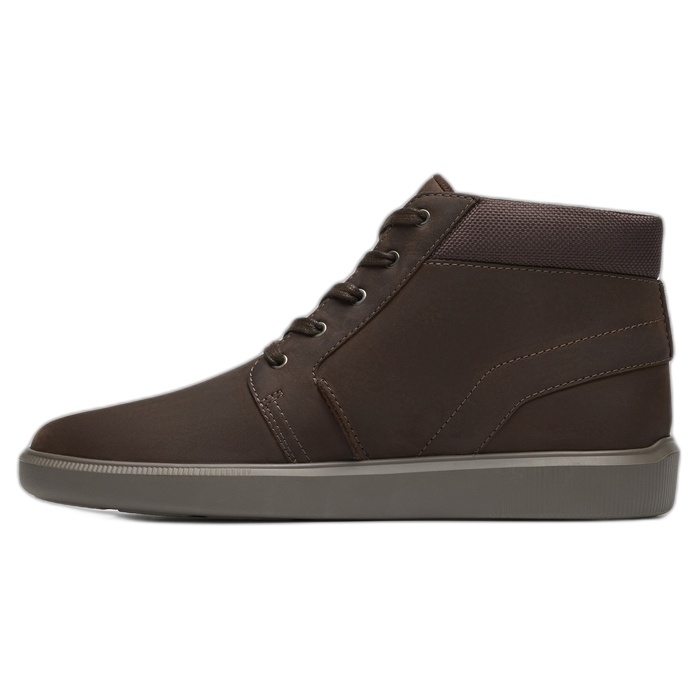 Ανδρικά καφέ μποτάκια Clarks Brodin Mid Dark Brown 26185512