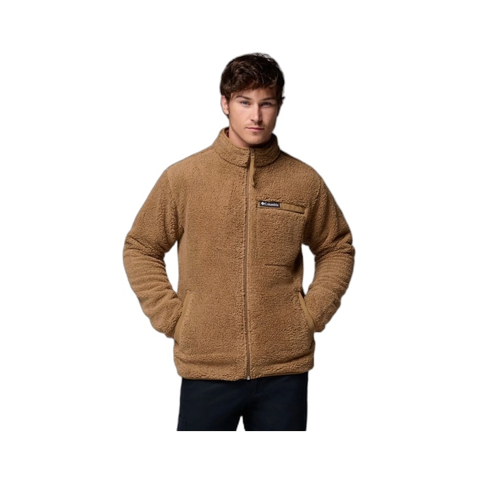Ανδρική χοντρή ζακέτα Columbia Rugged Ridge σε καφέ χρώμα 2135481-257