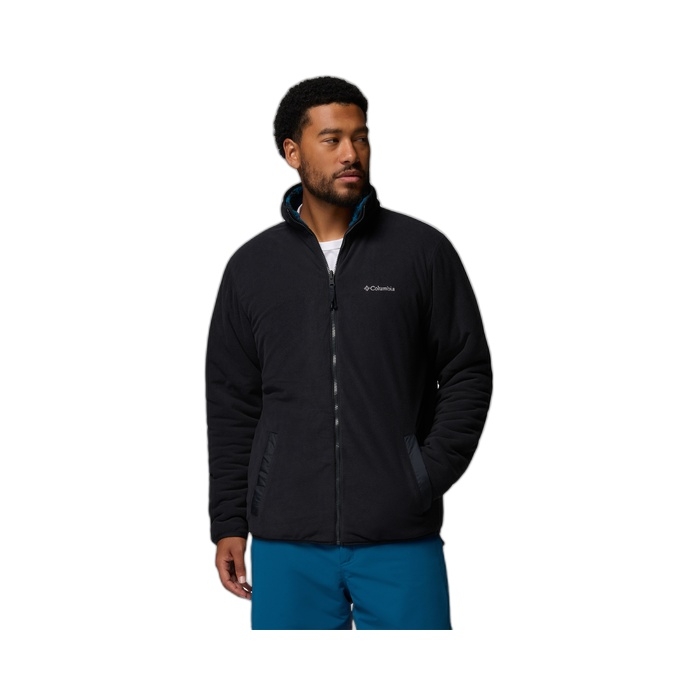 Ανδρική μπλε ζακέτα Columbia Fleece που γυρίζει το μέσα έξω 2135651-442