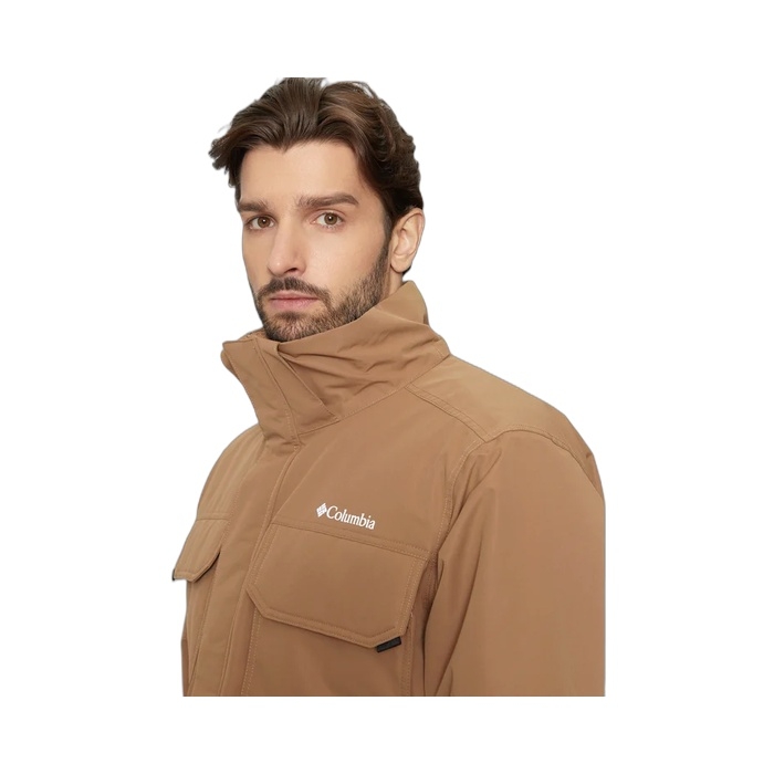 Ανδρικό μπουφάν Columbia Parka Landroamer σε ανοιχτό καφέ χρώμα 2088041-257