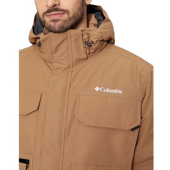 Ανδρικό μπουφάν Columbia Parka Landroamer σε ανοιχτό καφέ χρώμα 2088041-257